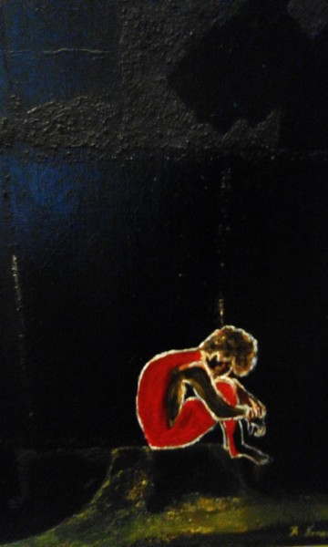 Peinture intitulée "Songe d'une nuit d'…" par Romuald, Œuvre d'art originale, Acrylique Monté sur Châssis en bois