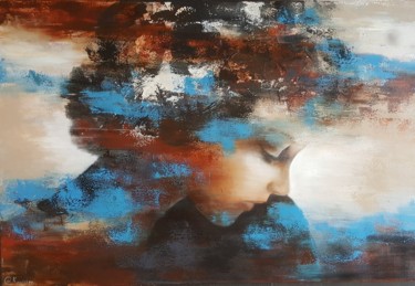 Pittura intitolato "Sensitive" da Ria Kooistra, Opera d'arte originale, Acrilico