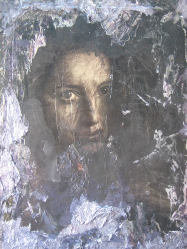 Painting titled "Sonia" by Riccardo Girardi, Original Artwork, Ink