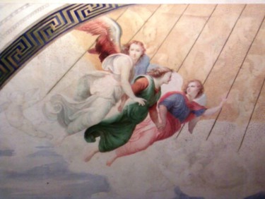Pittura intitolato "Dove volano gli ang…" da Riccardo Battigelli, Opera d'arte originale