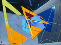 Painting titled "linear transformati…" by Riccardo Liotta, Original Artwork