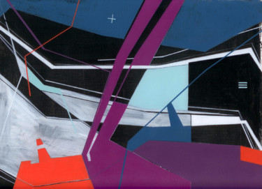 Peinture intitulée "chromodynamism 001" par Riccardo Liotta, Œuvre d'art originale, Acrylique