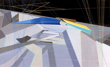 Painting titled "hyper-museum 01" by Riccardo Liotta, Original Artwork