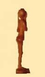 Scultura intitolato "donna in piedi" da Riccardo Paolucci, Opera d'arte originale, Legno