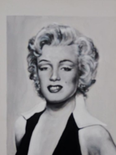 Painting titled "Marilyn" by Richard Mangold, Original Artwork, Oil