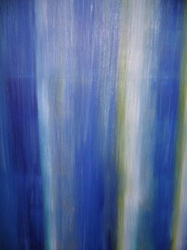 Malerei mit dem Titel "Blue (Detail)" von Richard Mangold, Original-Kunstwerk, Öl