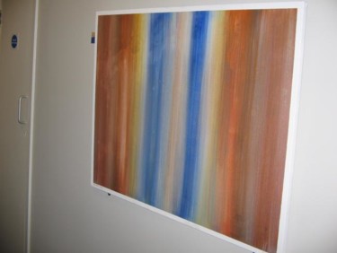 Malerei mit dem Titel "Neon Fade" von Richard Mangold, Original-Kunstwerk, Öl