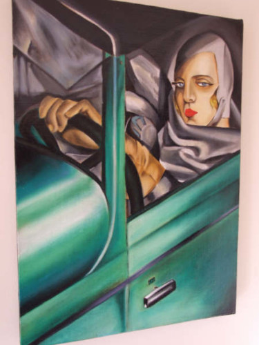 "Auto Portrait" başlıklı Tablo Richard Mangold tarafından, Orijinal sanat, Petrol