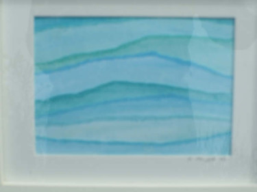 Картина под названием "Blue Waves" - Richard Mangold, Подлинное произведение искусства, Масло