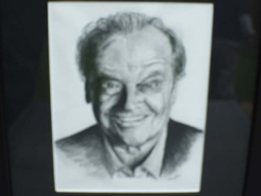 Peinture intitulée "Jack Nicholson (Her…" par Richard Mangold, Œuvre d'art originale, Huile