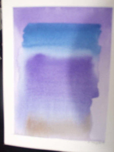 Картина под названием "Colour Field , Mauv…" - Richard Mangold, Подлинное произведение искусства, Масло