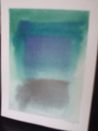 Peinture intitulée "Colour Field Green,…" par Richard Mangold, Œuvre d'art originale, Huile