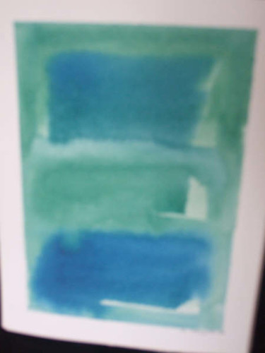 Pintura titulada "Colour Field Green,…" por Richard Mangold, Obra de arte original, Oleo