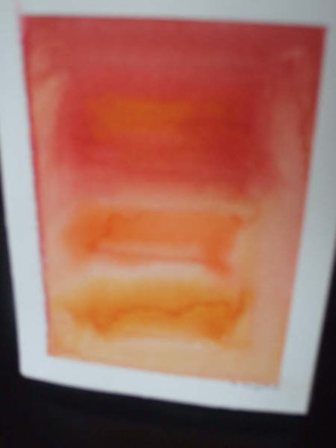 Peinture intitulée "Colour Field ,Red,…" par Richard Mangold, Œuvre d'art originale, Huile