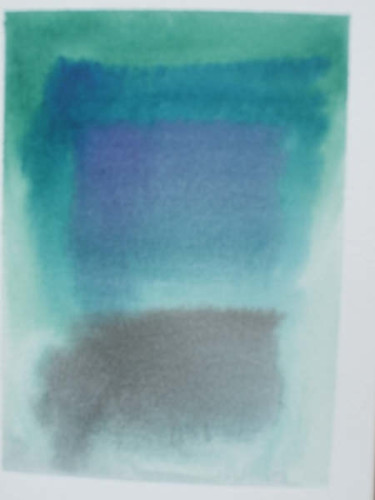 Peinture intitulée "ColourField Green,B…" par Richard Mangold, Œuvre d'art originale, Huile