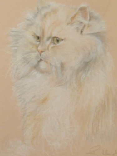 Malerei mit dem Titel "Your Pussy" von Richard Mangold, Original-Kunstwerk, Öl