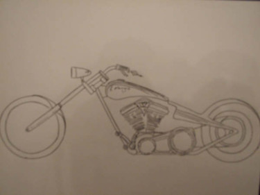 Drawing titled "Bike 2" by Richard Mangold, Original Artwork, Other