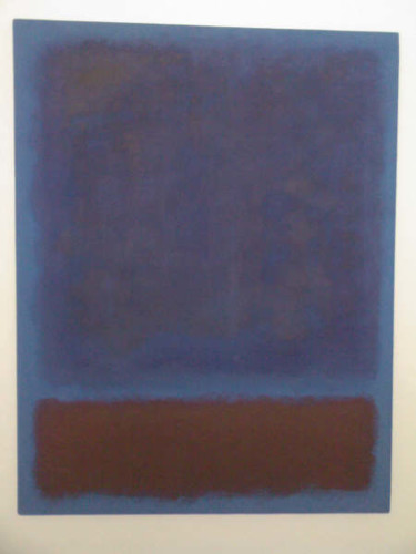 Painting titled "Blue Marron" by Richard Mangold, Original Artwork, Oil
