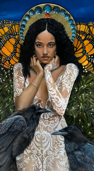 Painting titled "Monarch II" by Richard Ferguson, Original Artwork, Oil