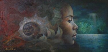 Peinture intitulée "Saveur Caraibe (Gic…" par Richard Barbot, Œuvre d'art originale, Huile