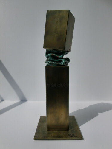 Escultura intitulada "Drehung" por Richard Blaas, Obras de arte originais, Metais