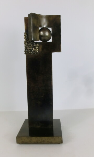 Skulptur mit dem Titel ""Neues Leben"" von Richard Blaas, Original-Kunstwerk, Metalle