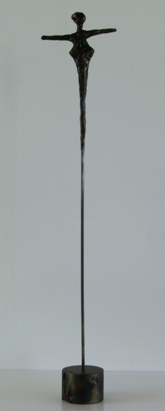 Skulptur mit dem Titel "Tänzer  WNr .0/12" von Richard Blaas, Original-Kunstwerk, Metalle