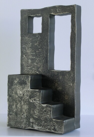 Sculpture titled ""Planungsfehler"" by Richard Blaas, Original Artwork, Metals