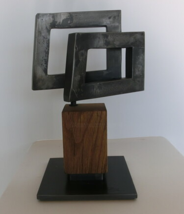 Escultura intitulada "Du und Ich" por Richard Blaas, Obras de arte originais, Metais
