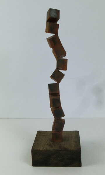 Sculpture titled "o.T." by Richard Blaas, Original Artwork, Metals