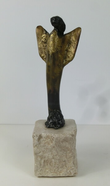 Sculpture titled "Engel 2" by Richard Blaas, Original Artwork, Metals