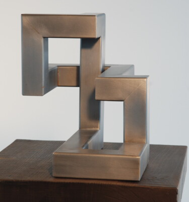 Sculpture titled "" Konstruktion "" by Richard Blaas, Original Artwork, Metals