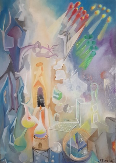 Pintura titulada "L illumination des…" por Richard Fouchet, Obra de arte original, Acrílico