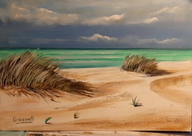 Pintura titulada "Arena Mar" por Richard Greswell, Obra de arte original, Acrílico