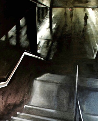 Peinture intitulée "Tate Modern Museum" par Richard Hanssens, Œuvre d'art originale, Huile