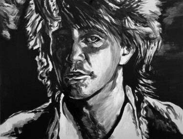 Pintura titulada "Rod Stewart" por Richard Hanssens, Obra de arte original, Acrílico