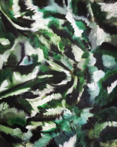 Peinture intitulée "In The Grass" par Richard Heiens, Œuvre d'art originale, Acrylique