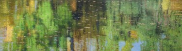 Painting titled "Reflections in the…" by Richard Mierniczak, Original Artwork, Oil