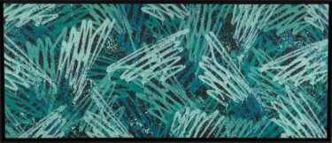 Malerei mit dem Titel "Multi-tags" von Richard Mirando (Seen), Original-Kunstwerk, Sprühfarbe Auf Keilrahmen aus Holz montie…
