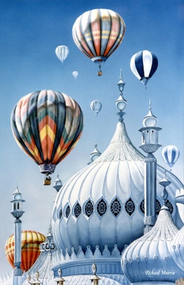 Painting titled "Pavillion with ball…" by Richard Murrin, Original Artwork, Other