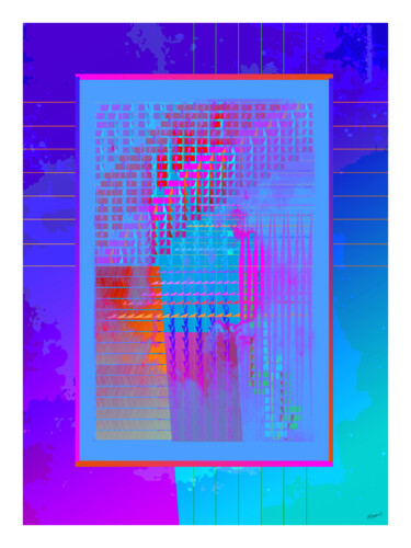 Digitale Kunst mit dem Titel "Toccata and Fugue i…" von Richard Nodine, Original-Kunstwerk, Digitale Malerei