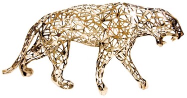 Sculptuur getiteld "Dentelle Panther -…" door Richard Orlinski, Origineel Kunstwerk, Bronzen