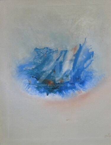 Hippocampes Peinture intitulée "Hippocampes" par Richard Paquette, Œuvre d'art originale, Huile