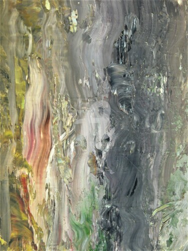 Malerei mit dem Titel "Sous la surface 4 d…" von Richard Paquette, Original-Kunstwerk, Öl