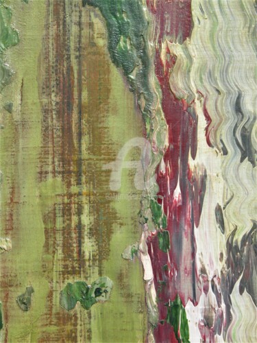 Картина под названием "Sous la surface 5 d…" - Richard Paquette, Подлинное произведение искусства, Масло