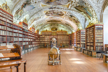 Fotografia intitolato "Strahov Library III…" da Richard Silver, Opera d'arte originale, Fotografia digitale