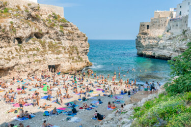 Photographie intitulée "Polignano a Mare, P…" par Richard Silver, Œuvre d'art originale, Photographie numérique