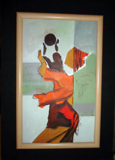 Painting titled "m&c series" by Richard Anbudurai, Original Artwork