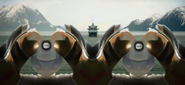 Arte digitale intitolato "Ahoy!" da Richard Dodds, Opera d'arte originale, Fotomontaggio