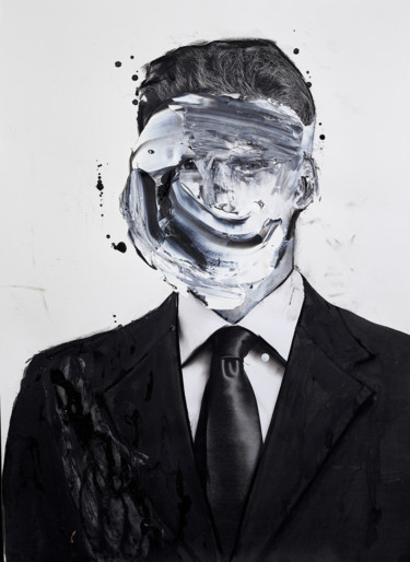 Pintura titulada "workingman-02.jpg" por Richard Fremont, Obra de arte original, Acrílico